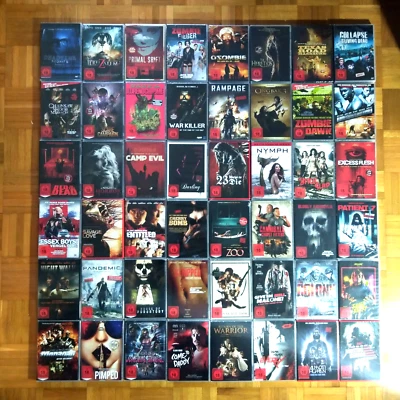 48x DVD Filme Sammlung, Paket, Konvolut FSK18 (OVP NEU) #B - Bild 1 von 4