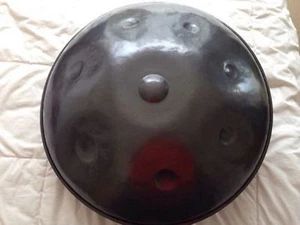 NEW Harmonic Handpan GUDU tuned 8-note +Bag +Base Ring *Steel handrum hung Art* - Picture 1 of 12