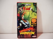 Earthworm jim nintendo super famicom sfc japan ntsc