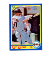 1990 Score #503 - Matt Williams UER - San Francisco Giants 10 on Front 9 on Back