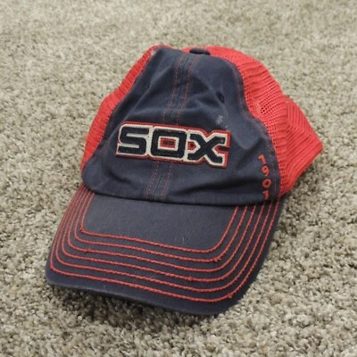 Boston Red Sox Snapback Hat Cap American Needle Red Blue MLB Adjustable One Size - Image 1 of 4