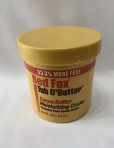 Red Fox Tub O Butter Cocoa Butter Moisturising Cream Body Lotion Pure Cocoa - Picture 1 of 3