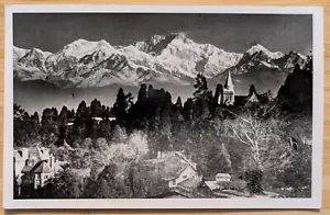1934 Gevaert RPPC Postkarte Himalaya Gebirge unbespielt - Bild 1 von 2