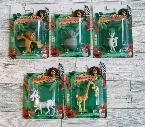 Dreamworks Madagascar Micro Collection Mini Figures Mattel Toys  Cake Toppers Cover