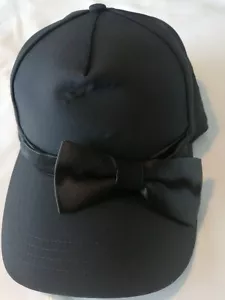 Gorra de béisbol Dsquared 2 tejido detalle arco negro - Imagen 1 de 6
