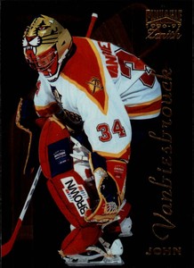 1996-97 Zenith Panthers Hockey Card #91 John Vanbiesbrouck