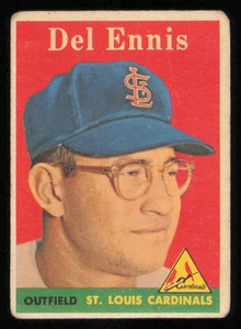 Del Ennis1958ToppsSt. Louis Cardinals60bBaseball Card