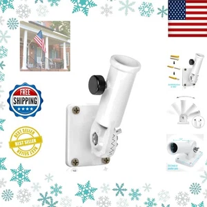 Soporte de poste de bandera para exterior, soporte ajustable de aluminio multiposición - Imagen 1 de 9