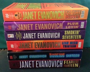 Paperback Book Lot of 6 JANET EVANOVICH Bestselling Author Romance Novels - Picture 1 of 4