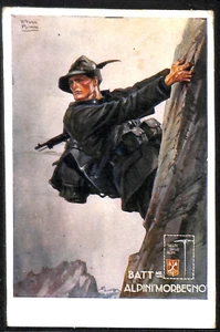 ac6809 - CARTOLINA D'EPOCA - REGGIMENTALI - Alpini 1930 - Imagen 1 de 1