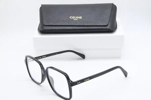 NEW CELINE CL 50088I 001 BLACK AUTHENTIC EYEGLASSES W/CASE 55-16 - Picture 1 of 4