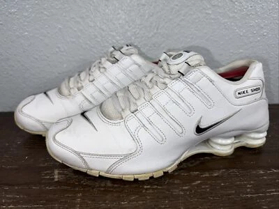 Nike Men's Shox NZ EU Sneakers LV5 White/Black 501524-106 Size US: 8 - Image 1 of 4