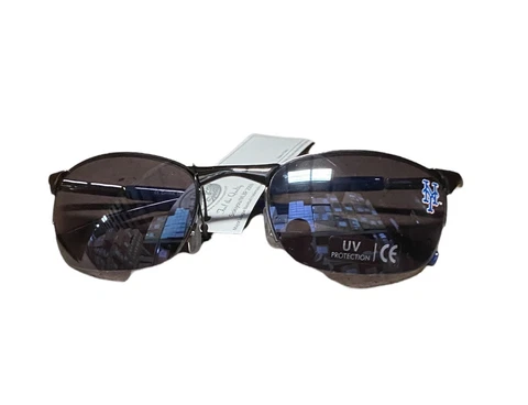 MLB New York Mets Metal Style Sunglass Cover