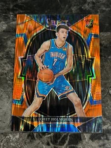2022-23 Panini Select Concourse Chet Holmgren #83 Orange Flash Prizm (RC) @QY17 - Imagen 1 de 2