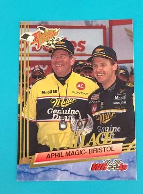 1993 Wheels Rookie Thunder Rusty Wallace Racing Card - Bargain Bin 50% Off 6+ 6B - Image 1 of 2