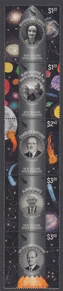 NEW ZEALAND 2019 SPACE PIONEERS MINT SET (x5) (ID:NZSB2961) - Image 1 of 1