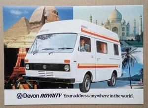 Volkswagen LT Devon Royalty UK brochure. Near mint. 4 pages. - Picture 1 of 2