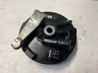 Placa de zapata de freno Yamaha DT100 1977 panel de buje delantero DT 100 Enduro Foto 1 de 4