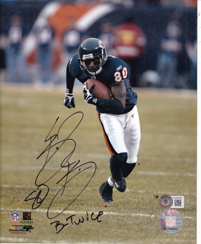 BERNARD BERRIAN подписанный (ЧИКАГО МЕДВЕДИ) фото файл 8 X 10 фото BECKETT BAS AC93283 - Изображение 1 из 1