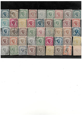 Montenegro  collection 1879/1898.  King  Nikola  lot  stamps  used/MH Cover