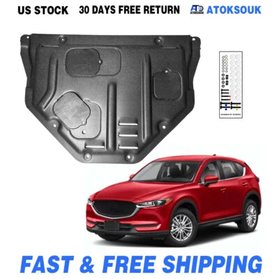 For Mazda CX-5 2014-2020 Engine Under Cover Front Splash Guard Mud Flaps Foto 1 de 4