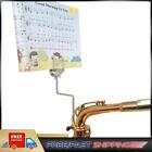 Alto Saxophone Sheet Music Clip Stand Sax Marching Clamp-On Holder (Long)