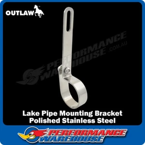 Soporte de montaje de tubería Outlaw Lake, acero inoxidable pulido OUT-1500 - Imagen 1 de 2