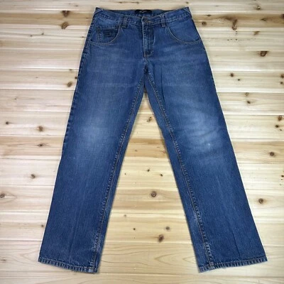 Jeans Sean John Niños 16 Pierna Recta Bolsillos Cosidos Denim Azul Jeans Foto 1 de 4