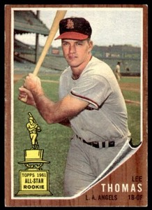 1962 Topps Lee Thomas Los Angeles Angels #154
