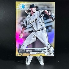 Michael Kopech 2017 Bowman Chrome Gold Refractor #BCP116 /50 White Sox LOOK!!