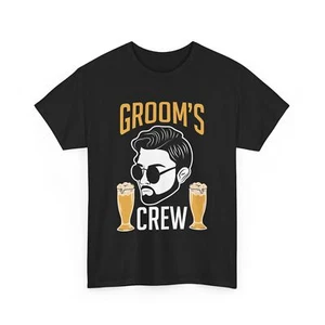Bachelor Party | Wedding Groomsmen | Groom's Crew T-Shirt - Picture 1 of 15