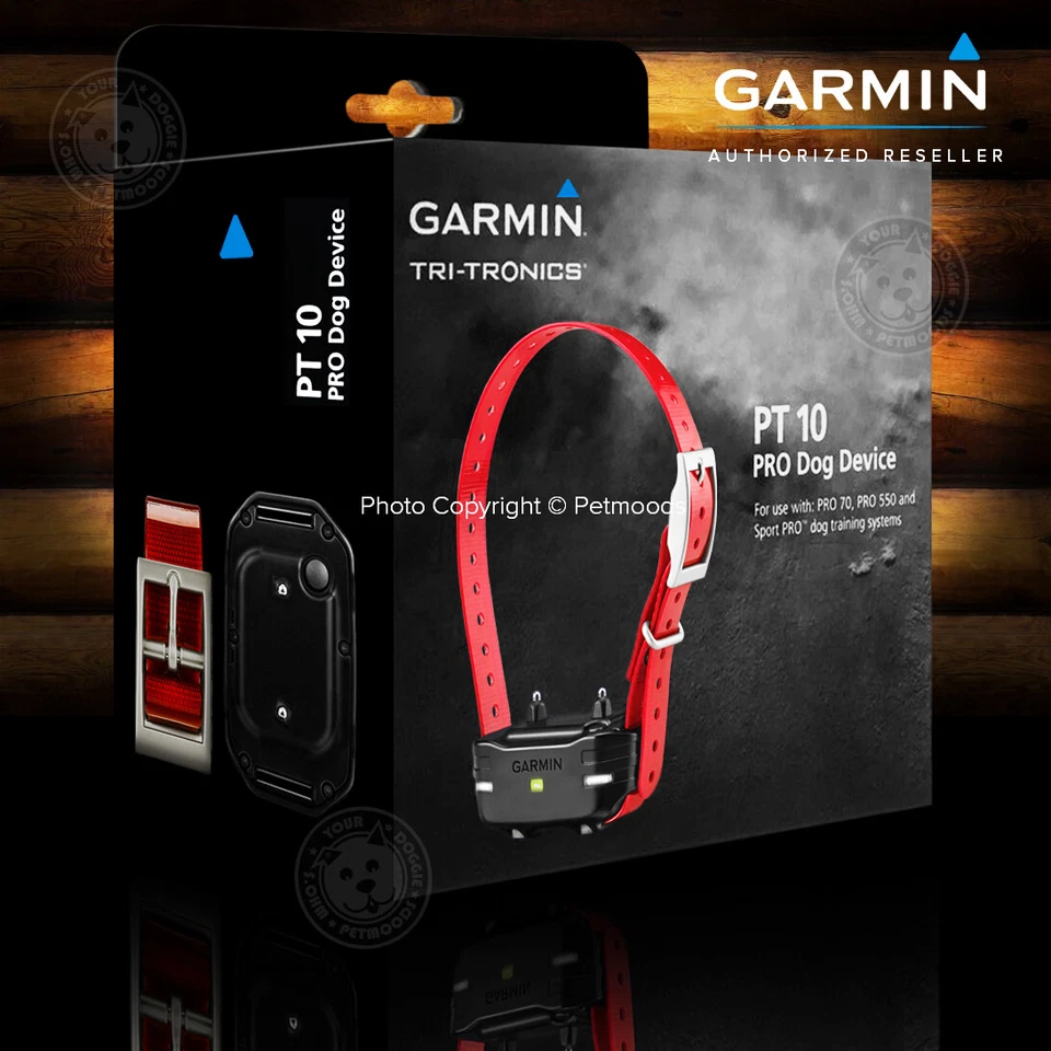 Garmin PT10 Additional Dog Device Red Collar Strap - Sport PRO, PRO 70, PRO 550 - Image 1 of 4