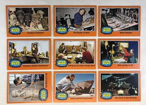 JOURNEY TO STAR WARS: FORCE AWAKENS Complete BEHIND SCENES Chase Card Set of 9