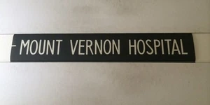 London Vintage Bus Blind 36" 1977- Mount Vernon Hospital - Picture 1 of 1