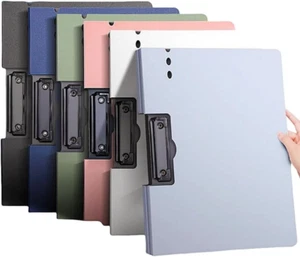 A4 Clipboard - Punchless Clip Boards 8.5X11 with Clamp, Strong Clips File Folder - Picture 1 of 12