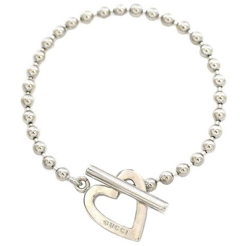 Bracciale Gucci ec 22780 Argento 181447 J8400 8106 Nuovo Finito Buone Condizioni Ag