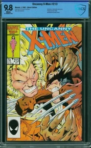 X-Men #213 Graded 9.8 - (1987) ❄️ White Pages - Picture 1 of 1