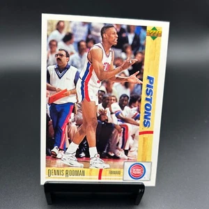 1991-92 Upper Deck #50 Dennis Rodman Detroit Pistons - Picture 1 of 2