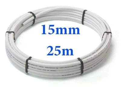 25mx15mm barrier pipe coil Speedfit compatible plumbing pushfit plastic CHEAPEST