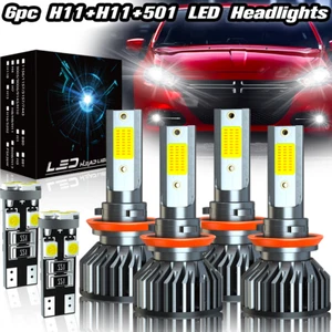 For Lexus IS combo Super Bright White 6x H11 led Headlight Fog Side Light Bulbs - Picture 1 of 12