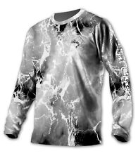 Men's Long Sleeve Prop Wash Series UPF 50+ Microfiber Performance Fishing Shirt