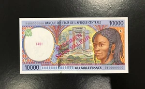 C.A.S / CODE LETTER L FOR GABUN-SPECIMEN 000000-10000 FRS-1994-P.405Las, UNC. - Bild 1 von 2