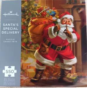 Santa's Special Delivery 550 PIece Jigsaw Puzzle Hallmark - Picture 1 of 4