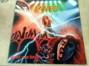 Ezy Meat Rock Your Brains LP Indie Metal Electric Storm ES 0002 - Picture 1 of 3