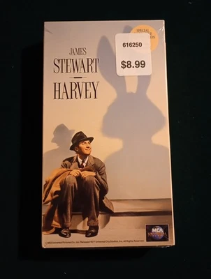 Harvey (1991 FullScreen VHS) James Stewart MCA Universal FACTORY SEALED B&W Foto 1 de 4