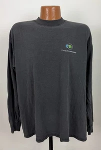 Camisa De Colección Años 90 Envejecida Tecnología Hombres XL Computadora Internet Desteñida Grunge Thrashed - Imagen 1 de 24