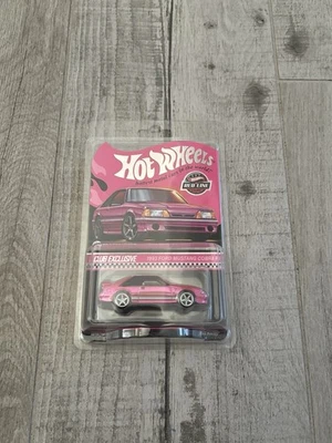 2024 Hot Wheels Red Line Club RLC - Pink -1993 Ford Mustang Cobra R - Image 1 of 2