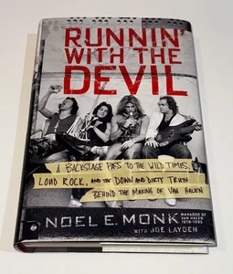 Runnin' With The Devil Van Halen Hardcover Book Noel E. Monk Hard Rock Bio - Picture 1 of 8