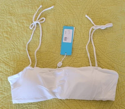 Blusa de banho Beach Bunny Luna GG nova com etiquetas branca - Imagem 1 de 4