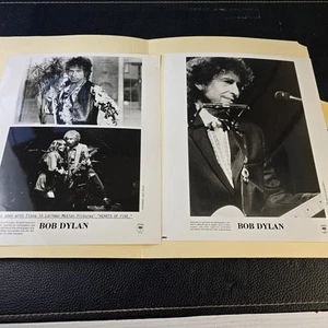 Bob Dylan 1980s Press Kit With Original Photos - Picture 1 of 14